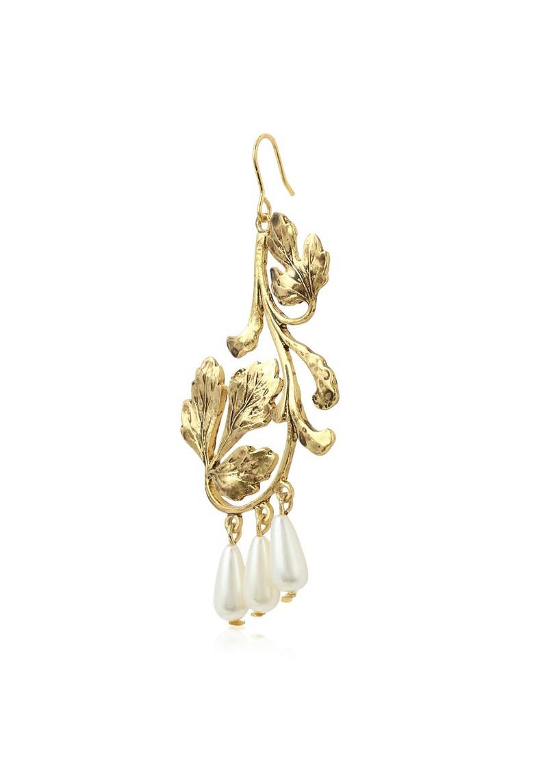 Gold Solid Gold Plated Earrings