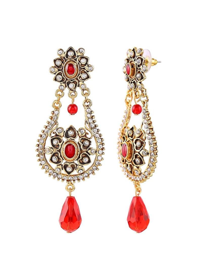 Gold Solid Gold Plated Earrings