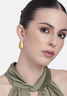 Gold Solid Gold Plated Earrings