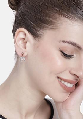 Rose Gold Crystals Gold Plated Earrings