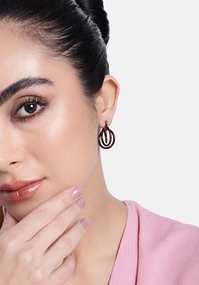 Brown Solid Jewellery Earrings