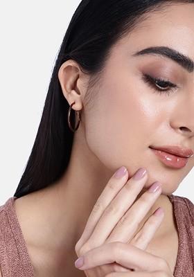 Brown Solid Jewellery Earrings