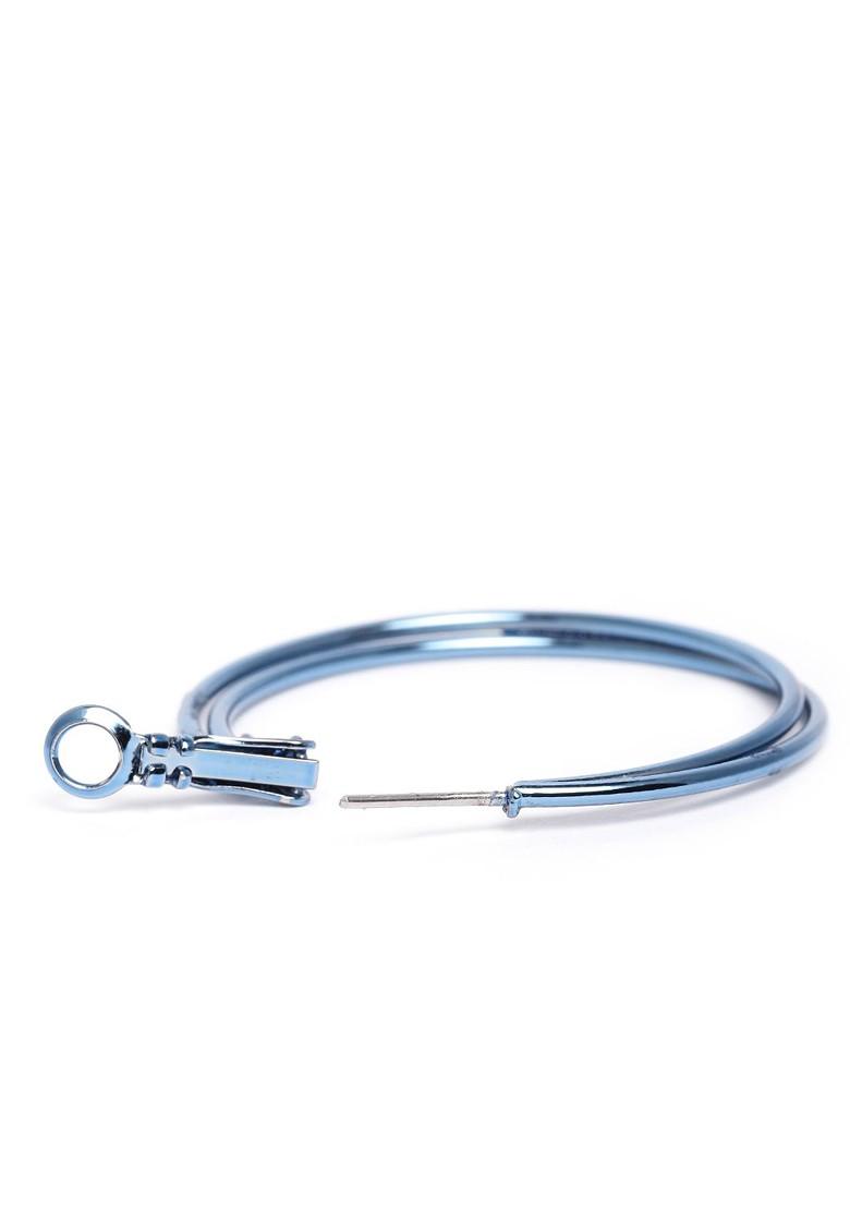 Blue Solid Jewellery Earrings