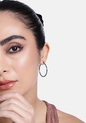 Blue Solid Jewellery Earrings