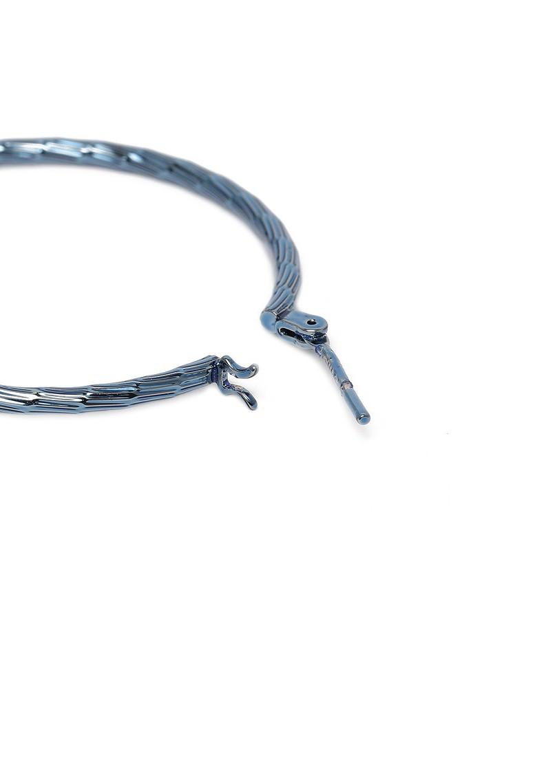 Blue Solid Jewellery Earrings