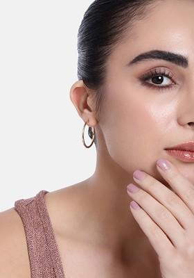 Gold Solid Gold Plated Earrings