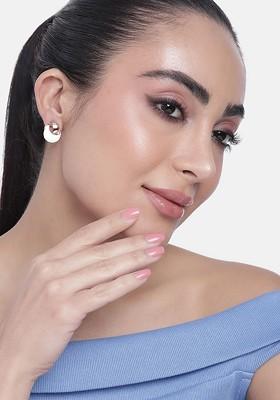 Rose Gold Studded Gold Plated Earrings