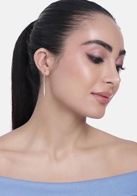 Gold Solid Gold Plated Earrings