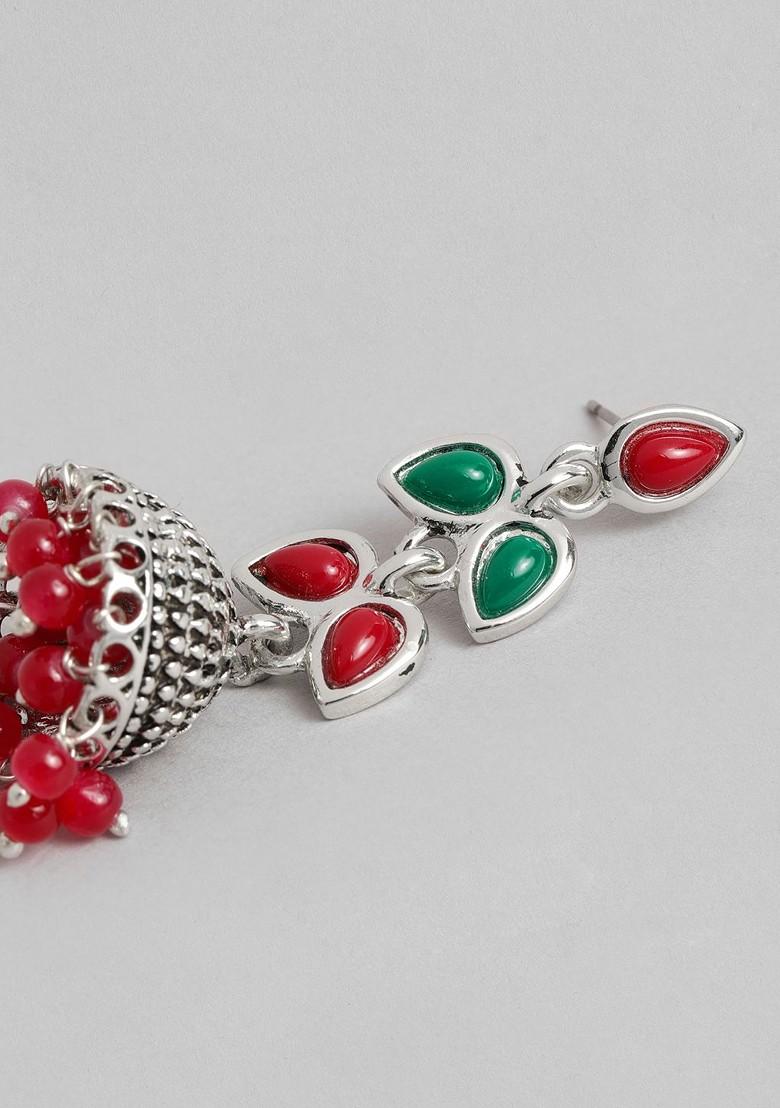 Silver Solid Rhodium Plated Earrings