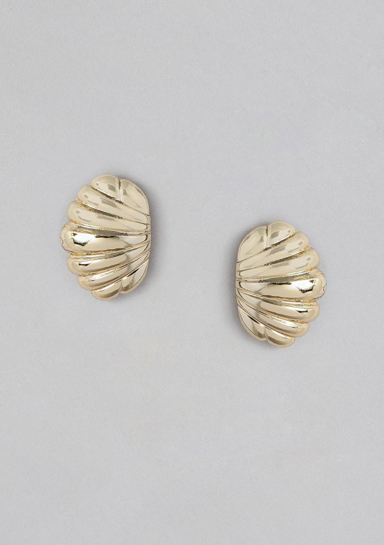 Gold Studded Gold Plated Earrings