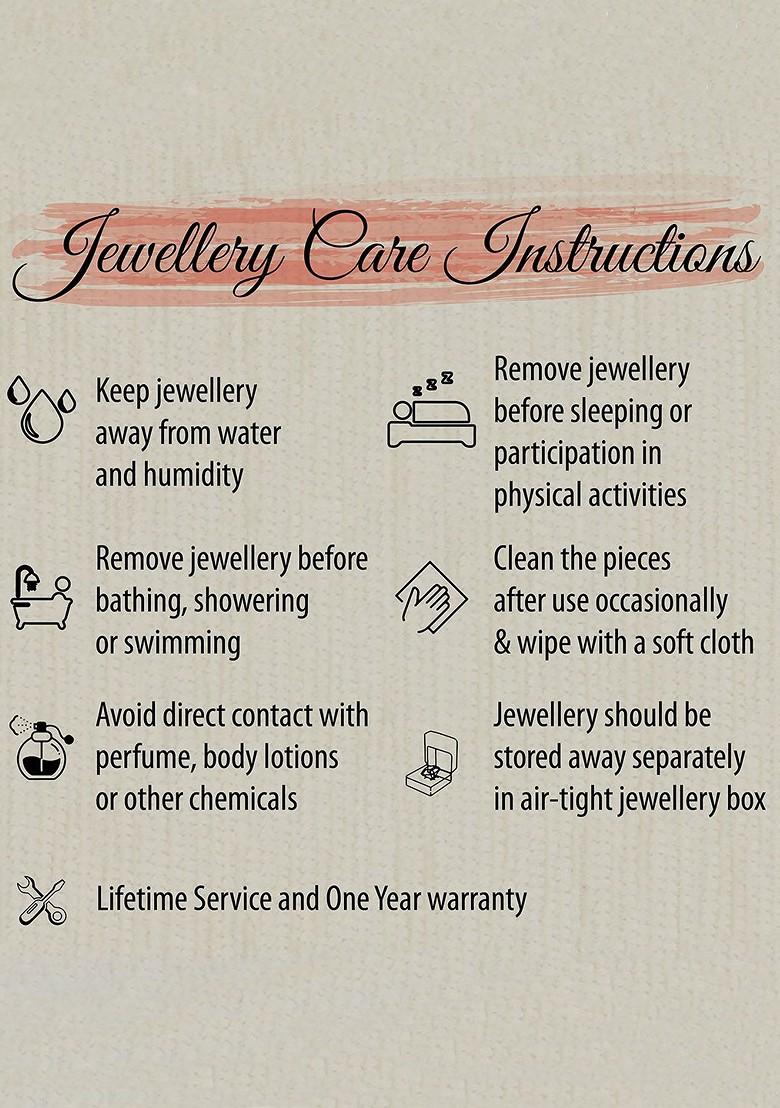 Pink Studded Gold Plated Earrings