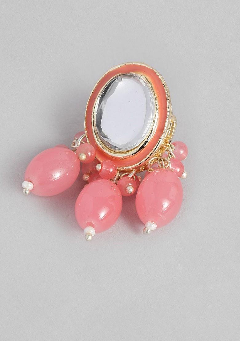 Gold Teardrop Shaped Gold Plated Earrings