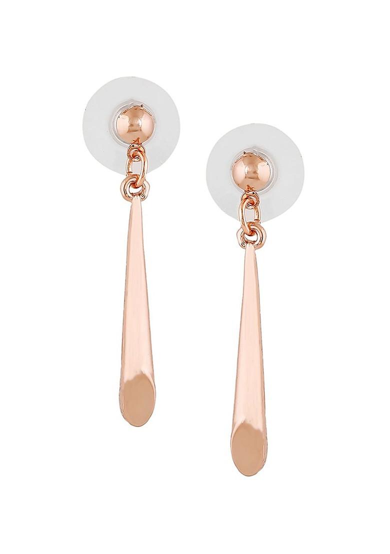 Rose Gold Solid Gold Plated Earrings