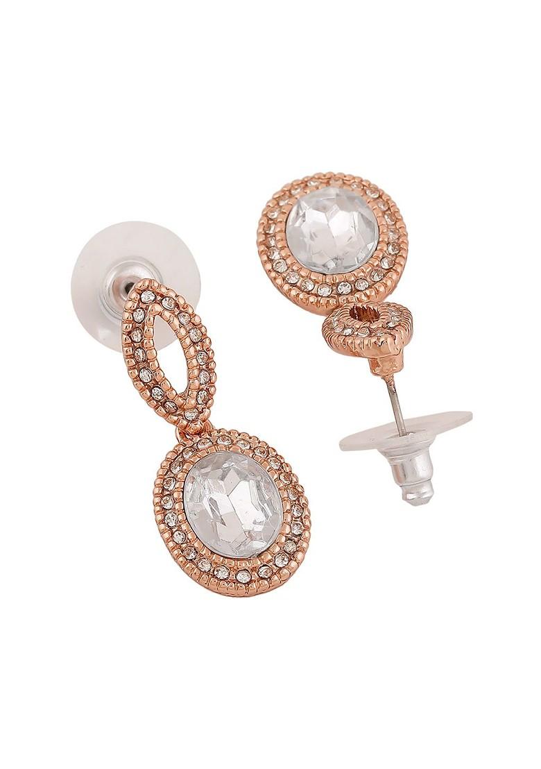 Rose Gold Solid Gold Plated Earrings