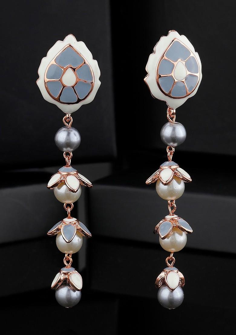 Rose Gold Solid Gold Plated Earrings