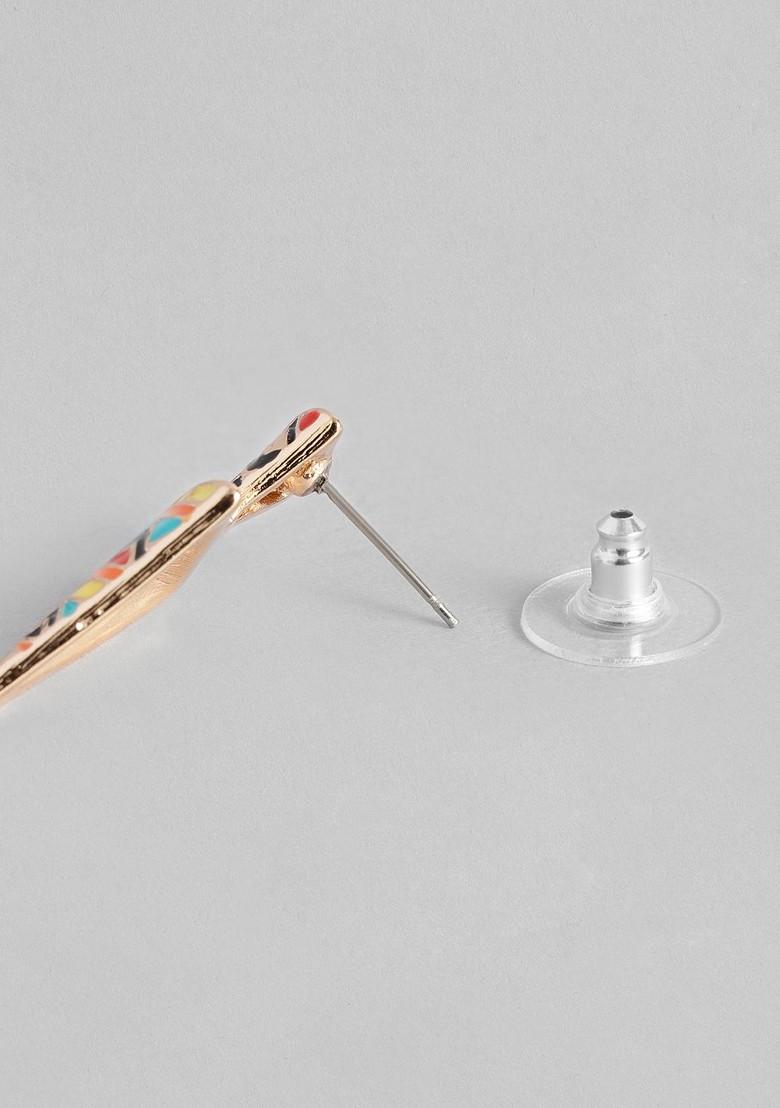 Rose Gold Solid Gold Plated Earrings