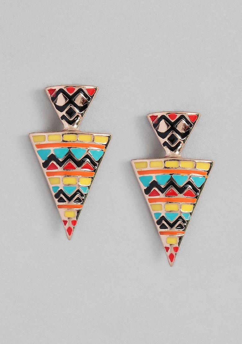 Rose Gold Solid Gold Plated Earrings