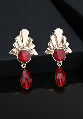 Rose Gold Solid Gold Plated Earrings