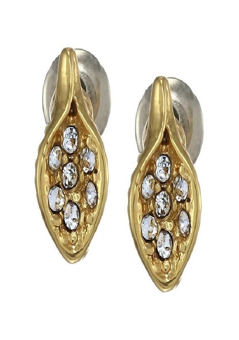 Gold Leaf Gold Plated Earrings