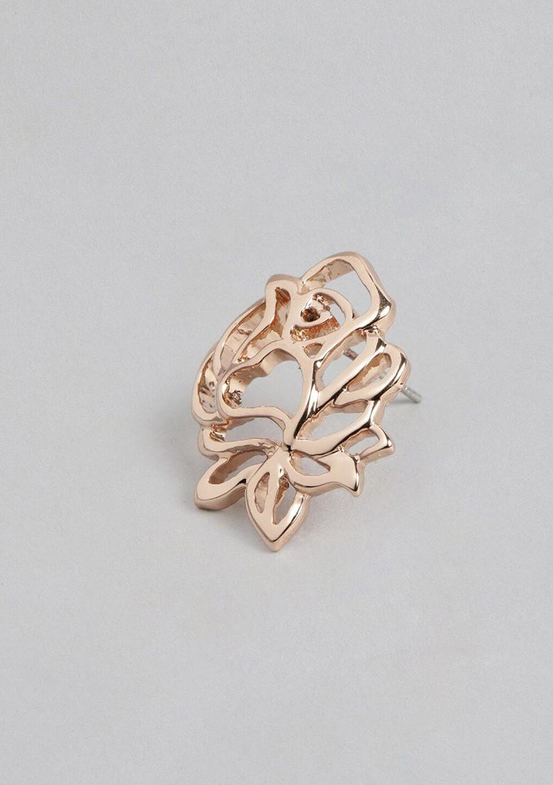 Rose Gold Solid Gold Plated Earrings