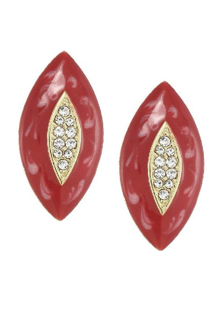 Gold Leaf Gold Plated Earrings