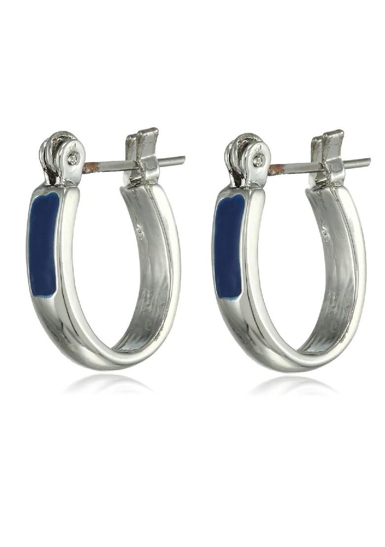 Silver Solid Rhodium Plated Earrings