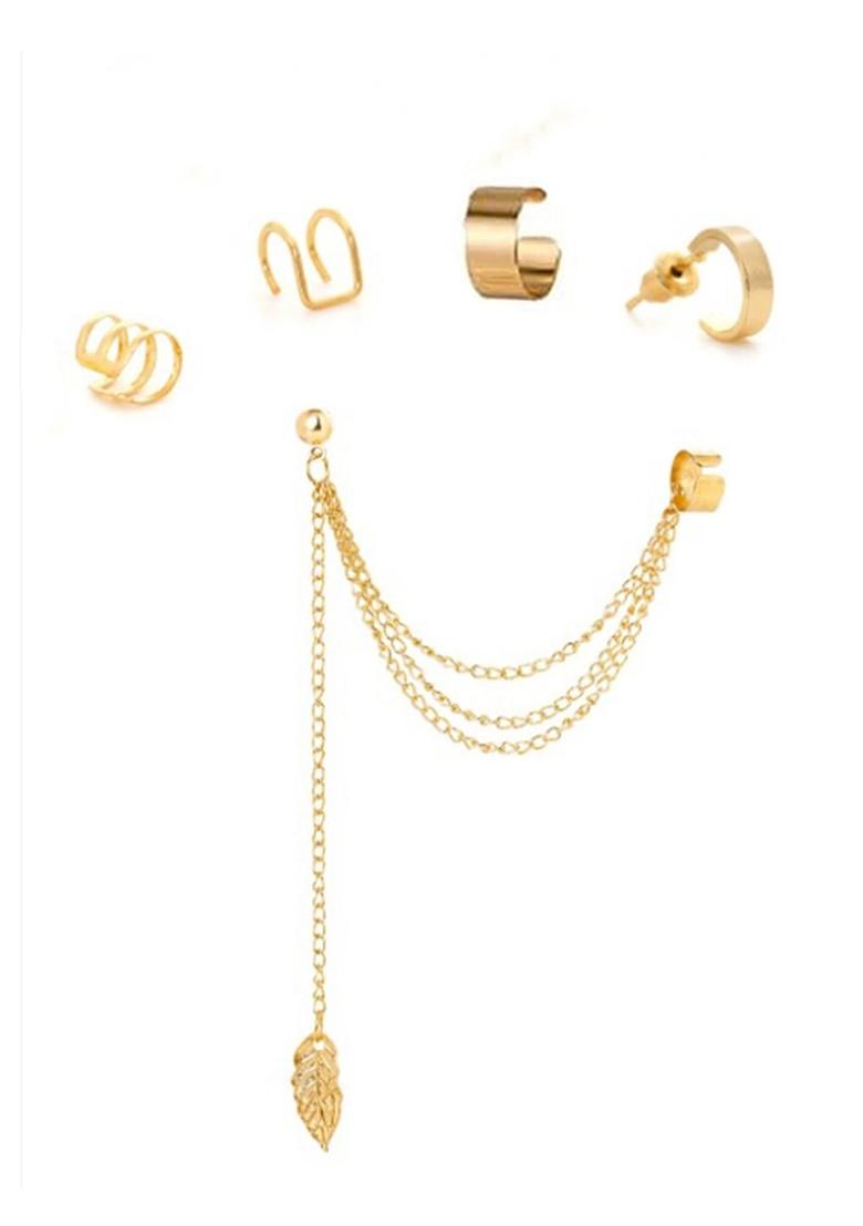 Gold Leaf Jewellery Earrings