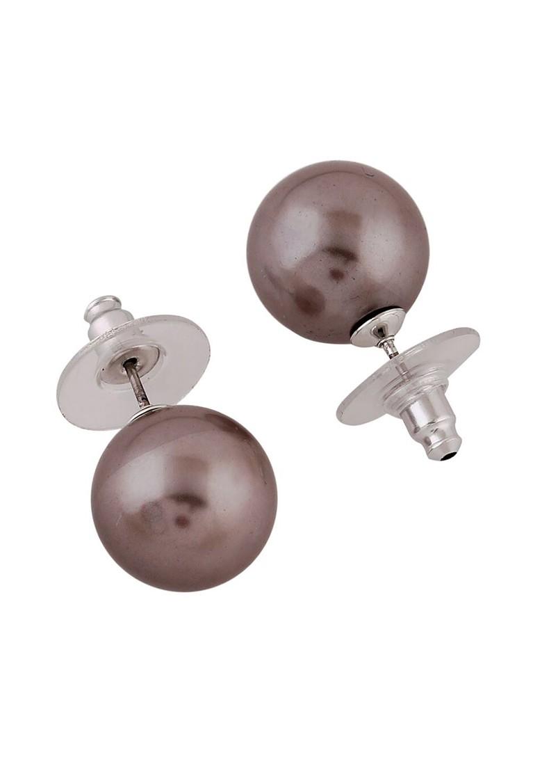 Brown Solid Jewellery Earrings