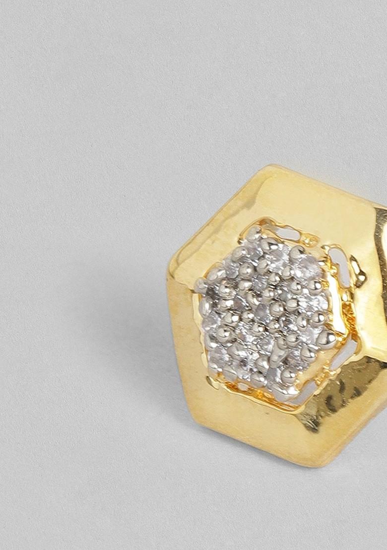 Gold Studded Jewellery Earrings