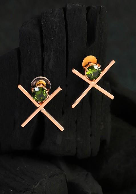 Gold Plain Gold Plated Earrings