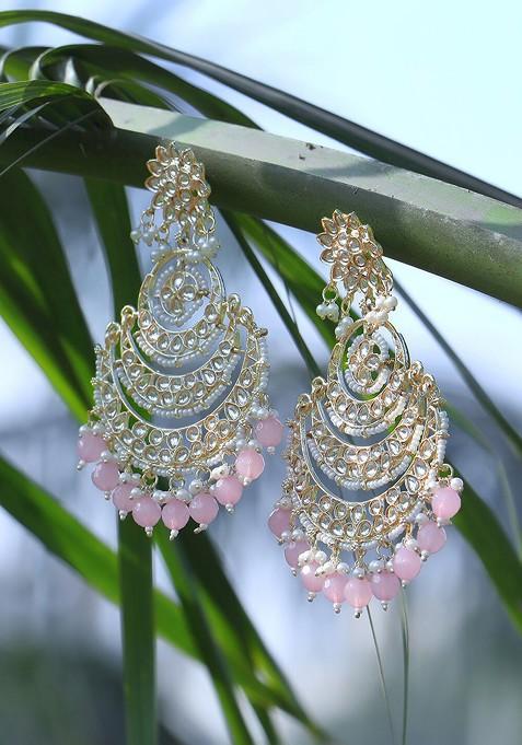 Gold Plain Gold Plated Earrings