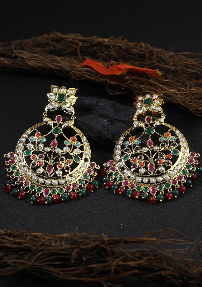 Gold Plain Gold Plated Earrings