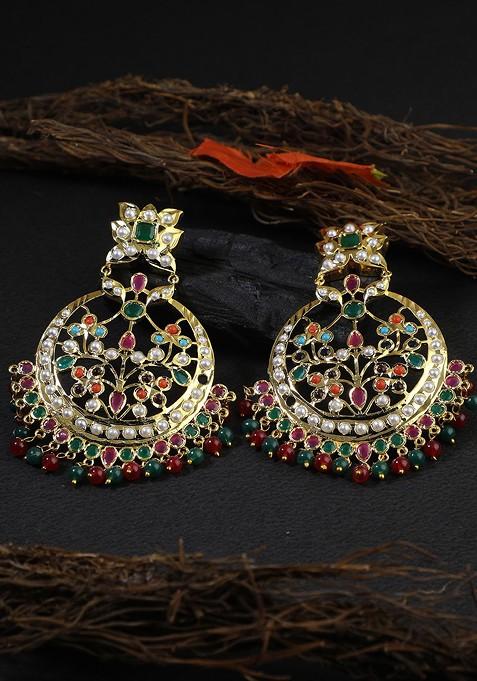 Gold Plain Gold Plated Earrings