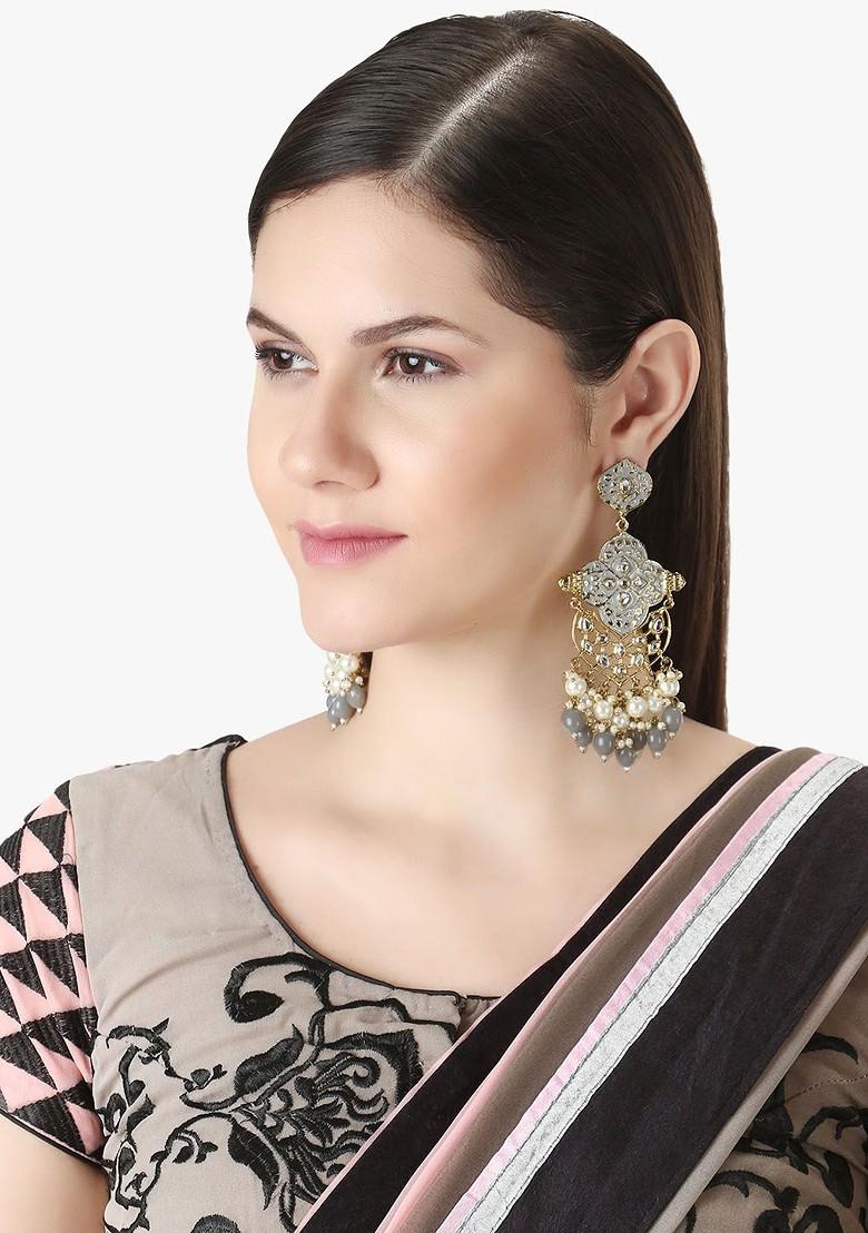 Gold Plain Gold Plated Earrings