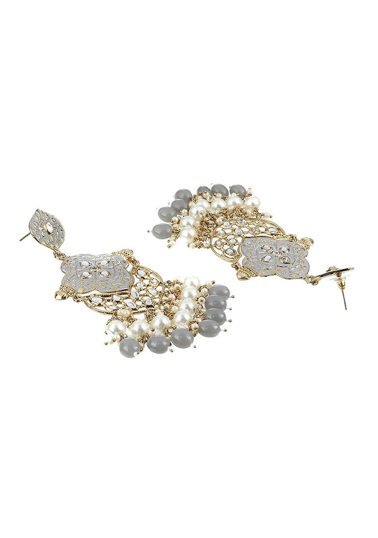 Gold Plain Gold Plated Earrings