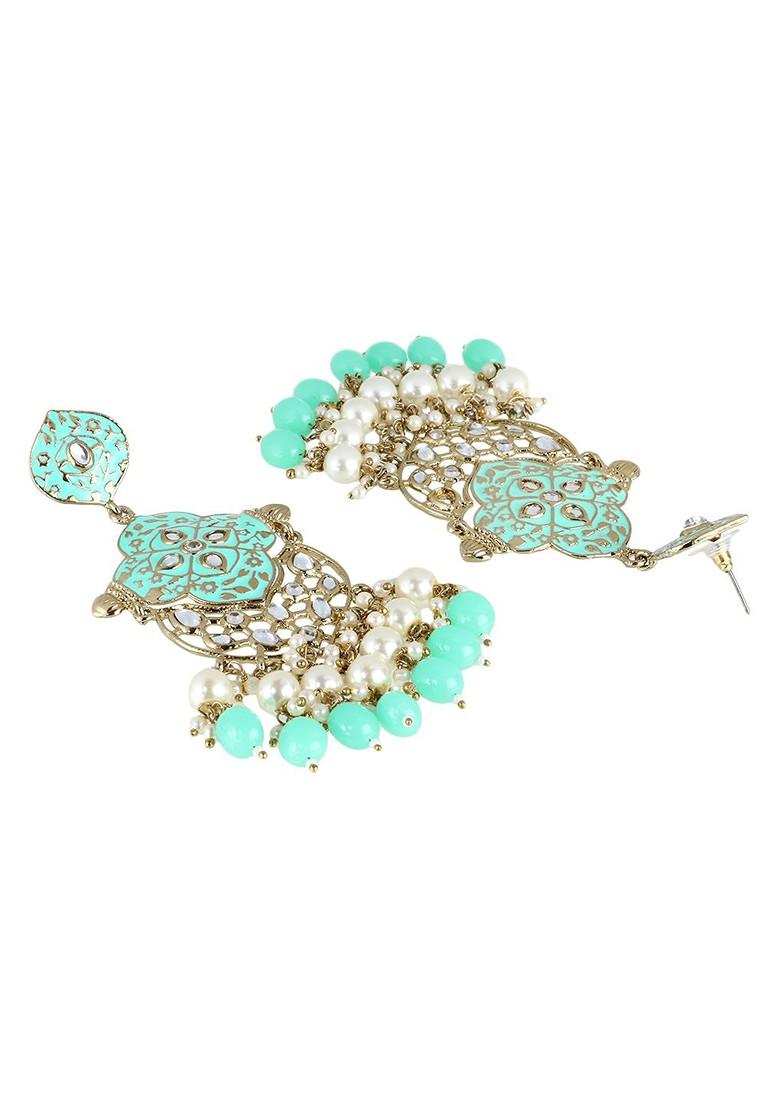 Gold Plain  Gold Toned Earrings