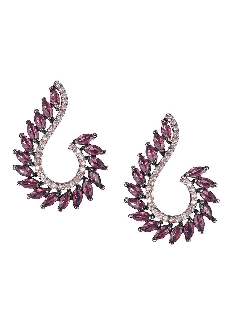 Silver Plain Silver Plated  Earrings
