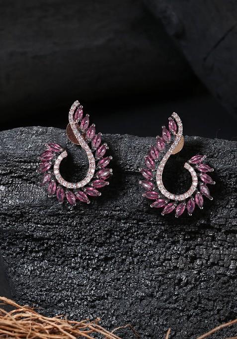 Silver Plain Silver Plated  Earrings