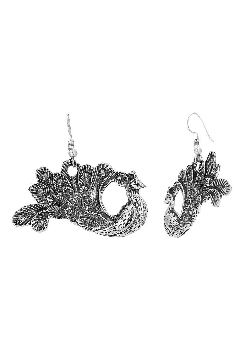 Silver Plain Silver Plated  Earrings