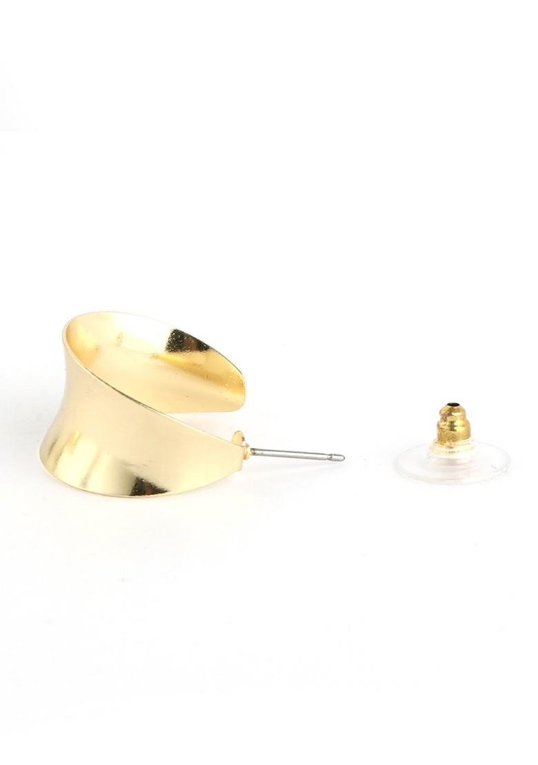 Gold Plain Gold Plated Earrings
