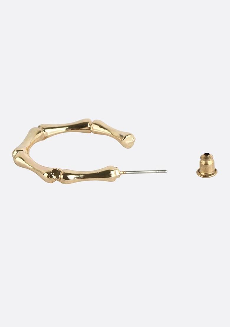 Gold Plain Gold Plated Earrings