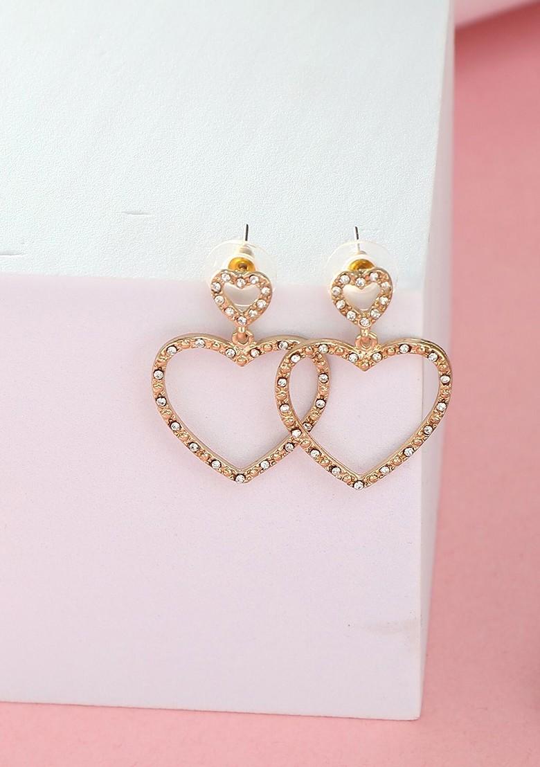 Gold Plain Gold Plated Earrings