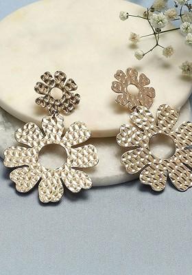 Gold Plain Gold Plated Earrings