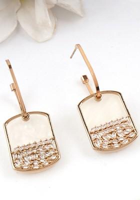 Gold Plain Gold Plated Earrings