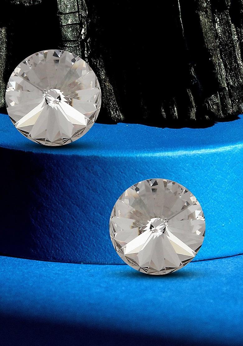 Silver Plain Silver Plated  Earrings