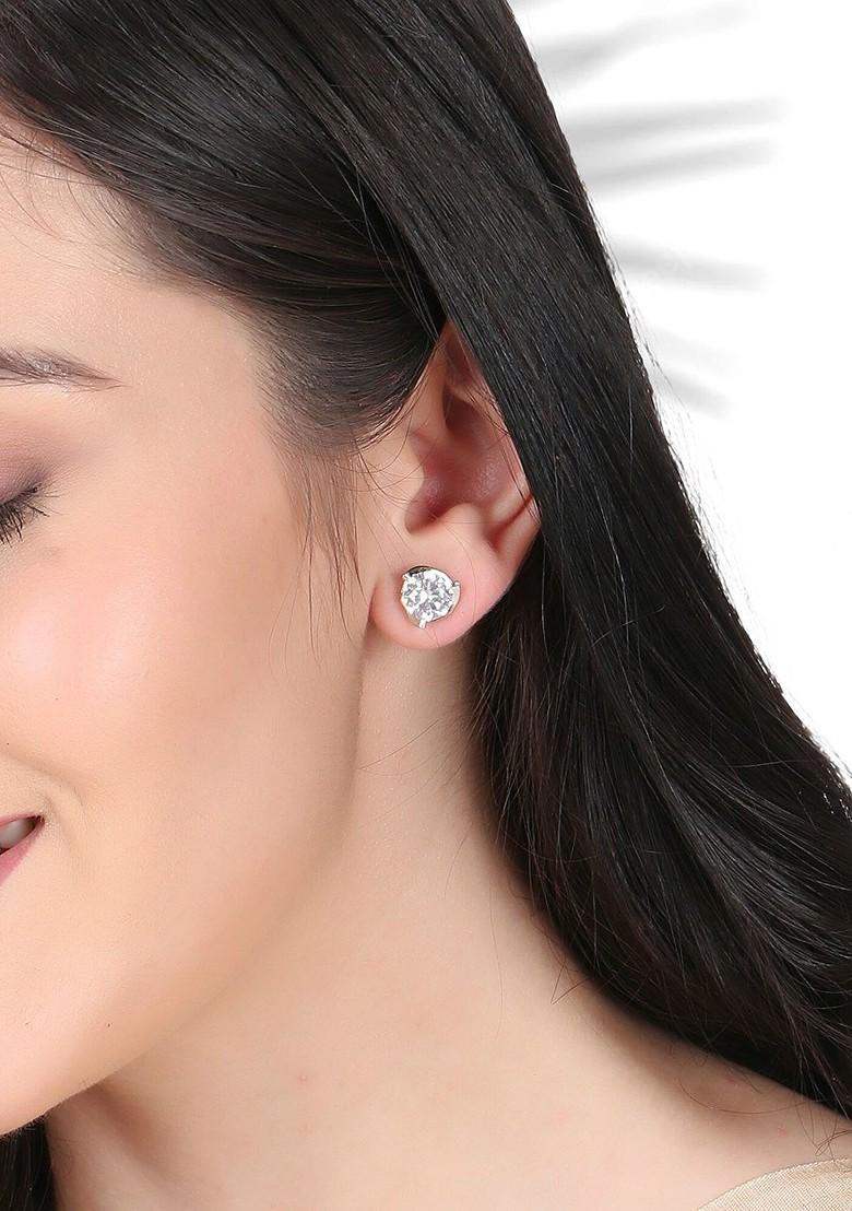 Gold Plain Gold Plated Earrings