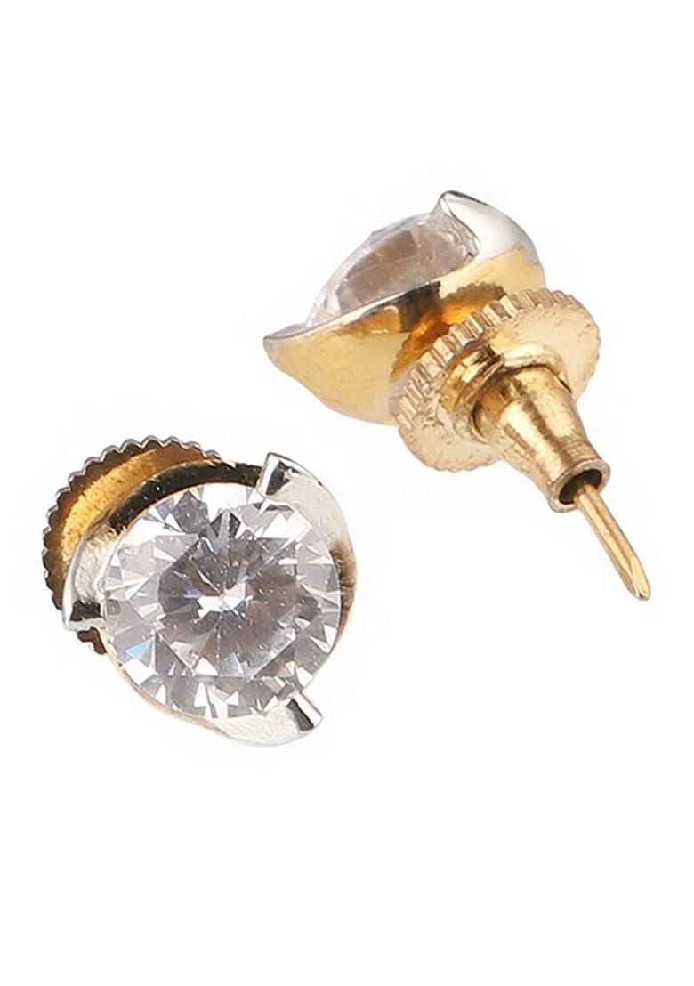 Gold Plain Gold Plated Earrings