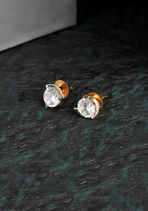 Gold Plain Gold Plated Earrings