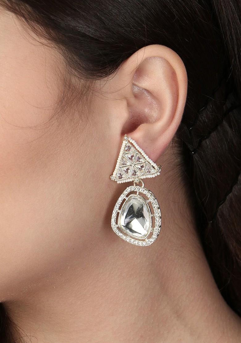 Gold Plain Gold Plated Earrings