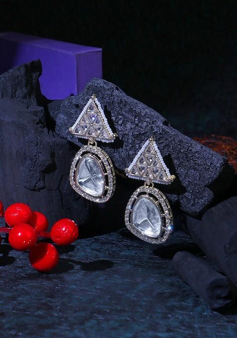 Gold Plain Gold Plated Earrings